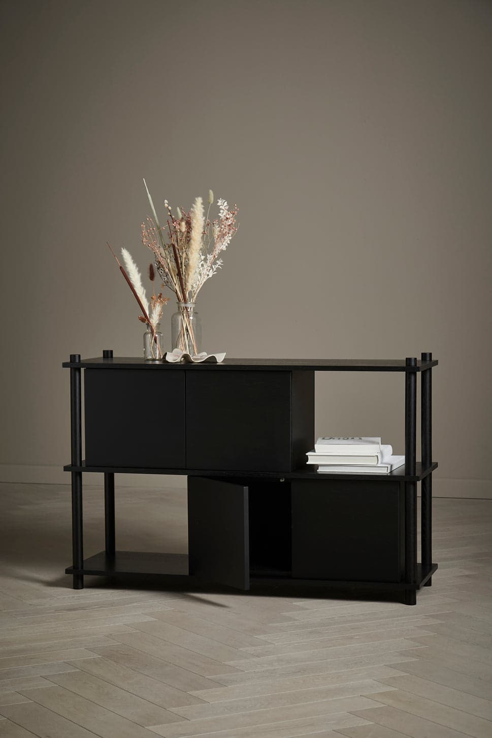 WOUD Elevate 2-door cabinet - Black — фото 3