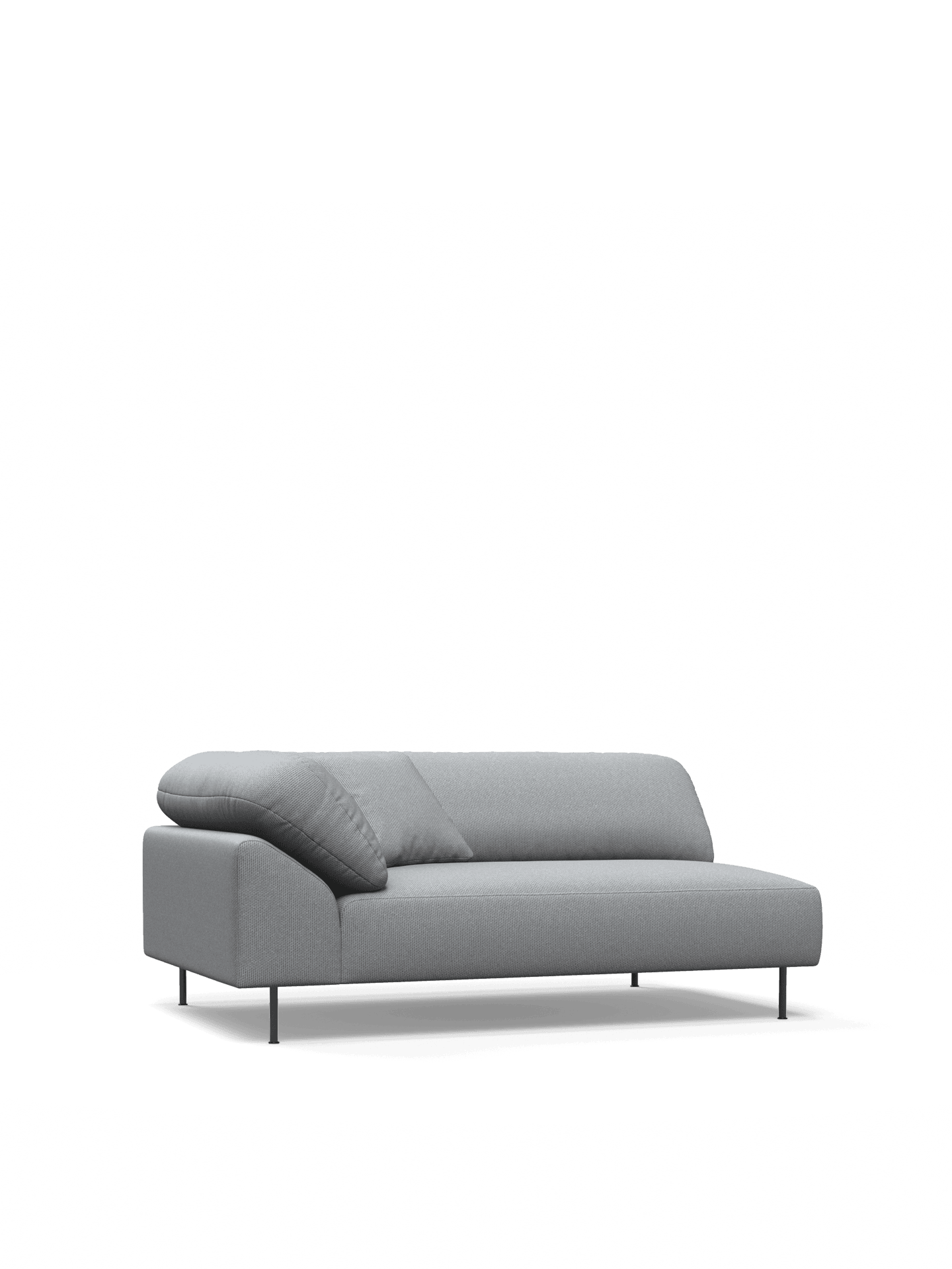 WOUD Collar open end right (arm left) - Light grey
