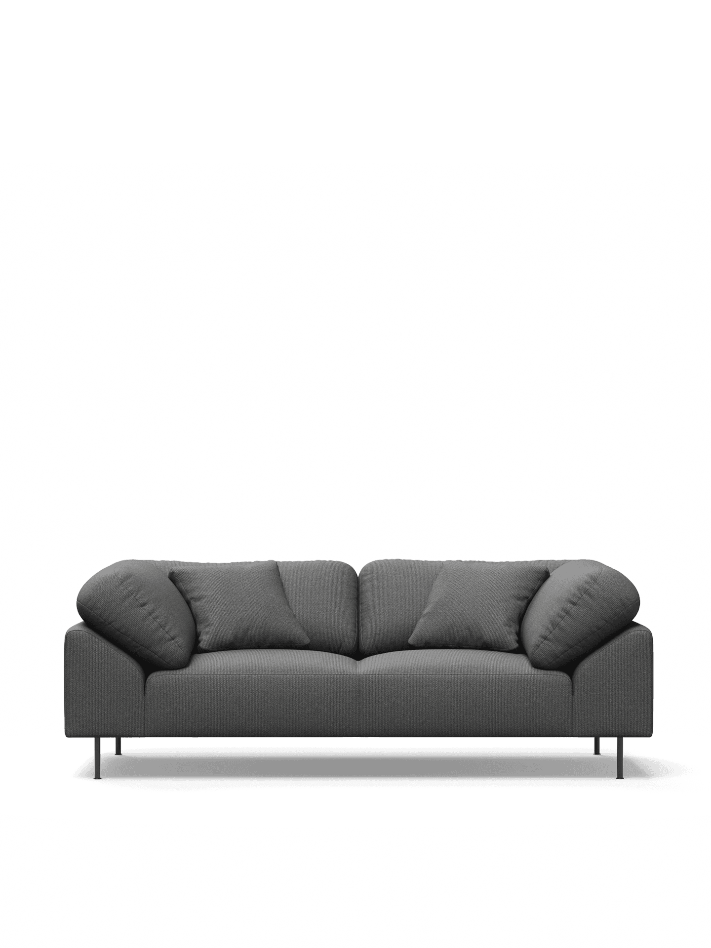 WOUD Collar 2-seater - Dark grey