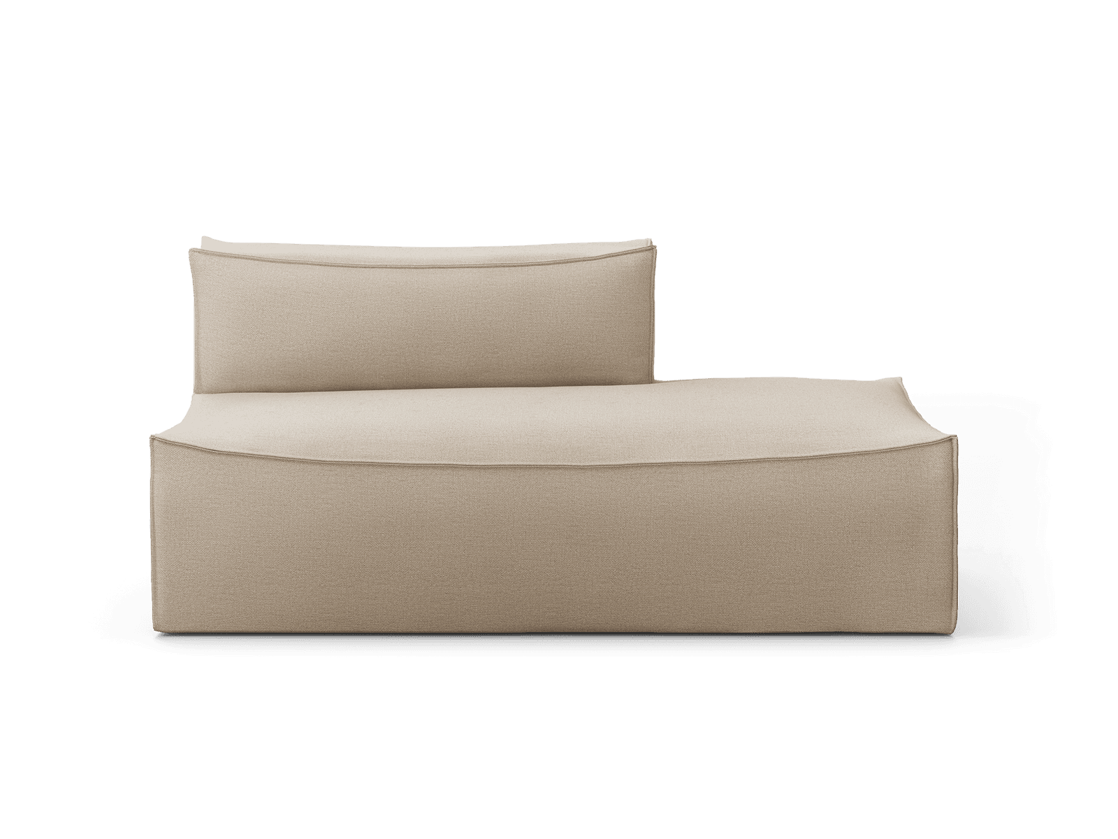 Ferm Living Catena Sofa Open End Right L301 - Rich Linen - Natural