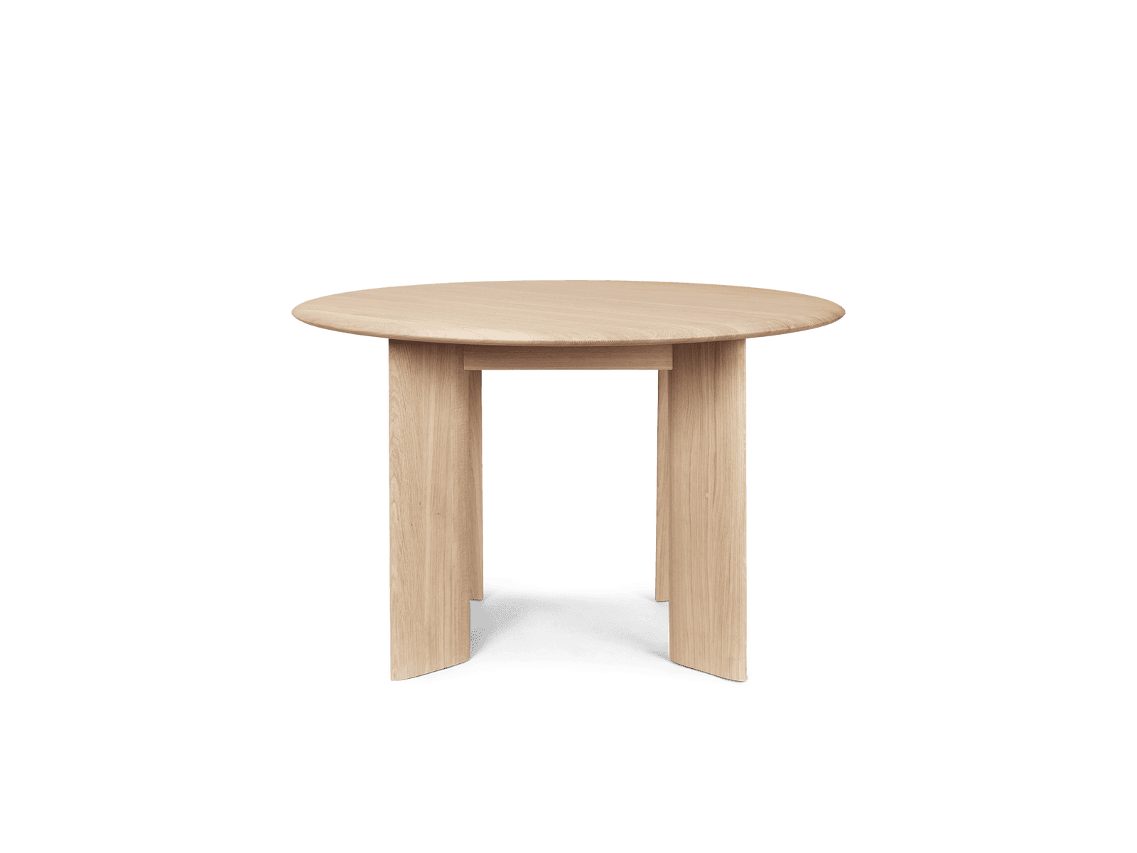 Ferm Living Bevel Table - Round Ø117 - White Oiled Oak