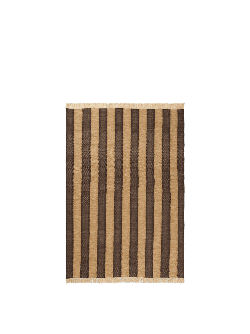 Ferm Living Ives Rug - Tan/Chocolate — фото 3