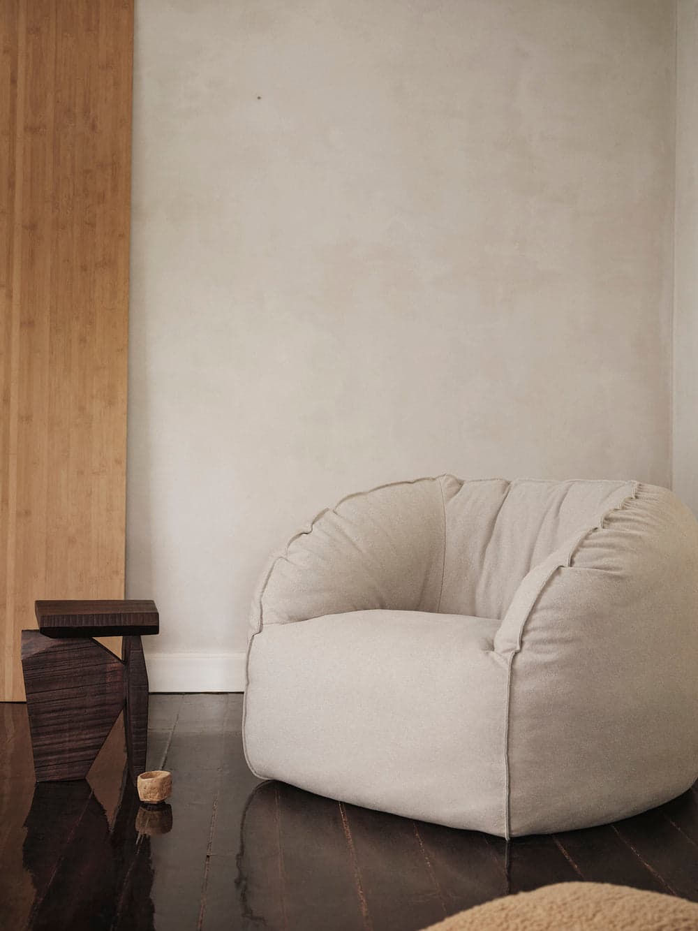 Ferm Living Nesten Lounge Chair - Re-Cotton - Natural — фото 3