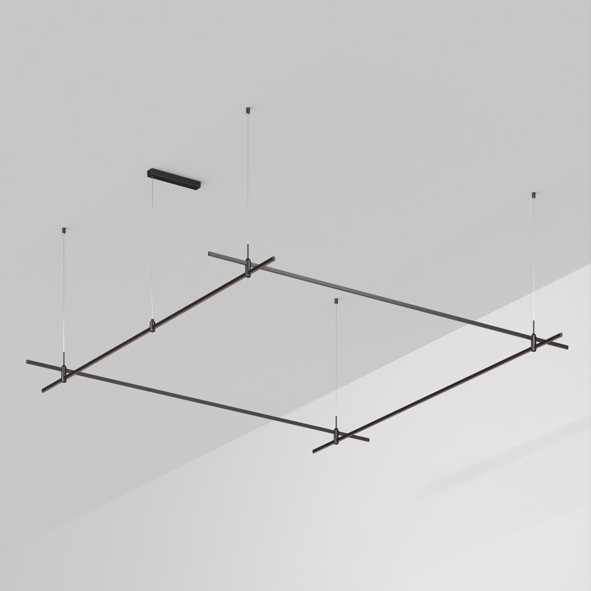 Основание ART-APRIORI-QUADRAT-HANG-3000x3000 (BK) (Arlight, IP20 Металл, 3 года) 048524