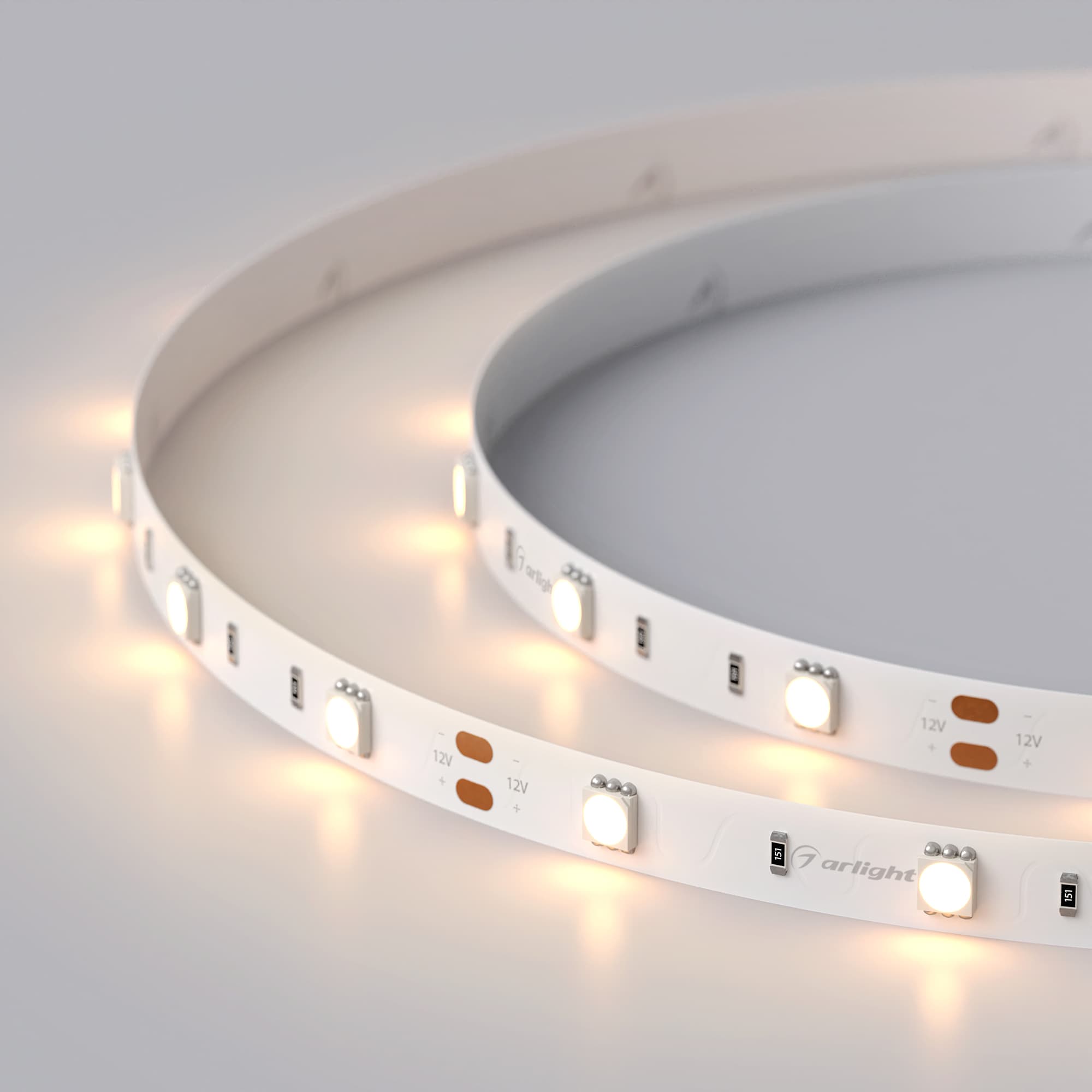 Светодиодная лента RT-B30-10mm 12V Warm2700 (7.2 W/m, IP20, 5060, 5m) (Arlight, 7.2 Вт/м, IP20) 010594(2) — фото 5