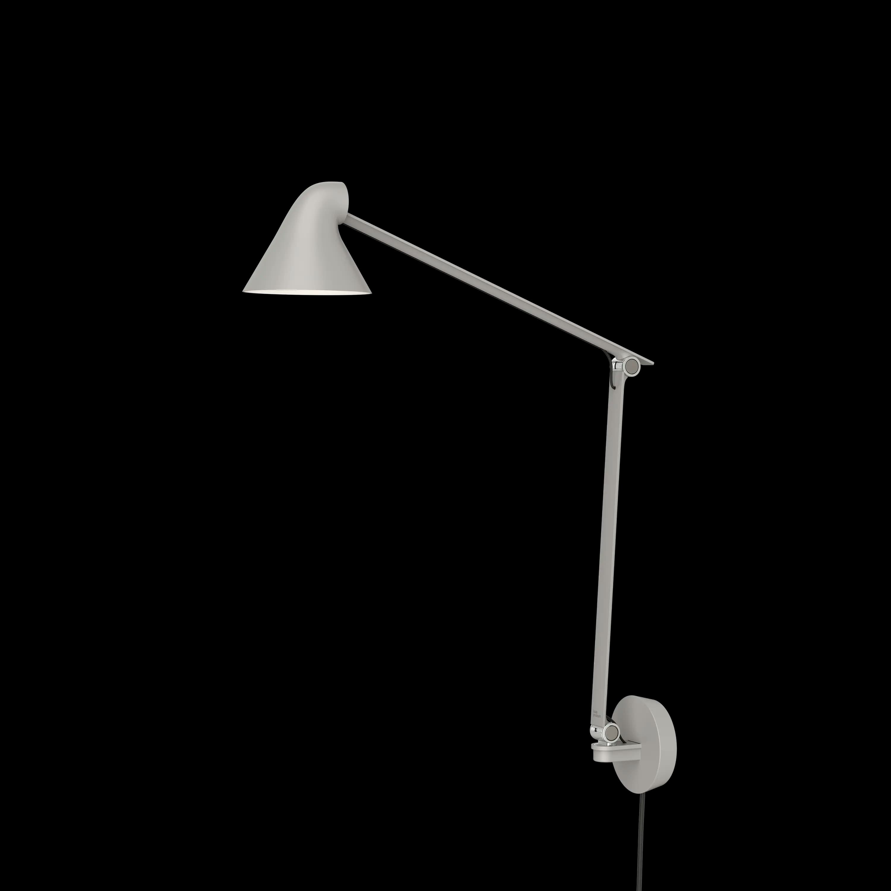 Louis Poulsen NJP Wall Lamp Light aluminium grey