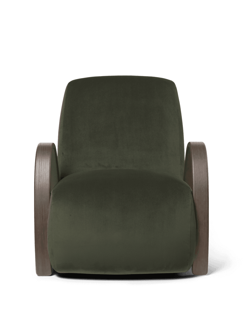 Ferm Living Buur Lounge Chair - Rich Velvet - Pine — фото 4
