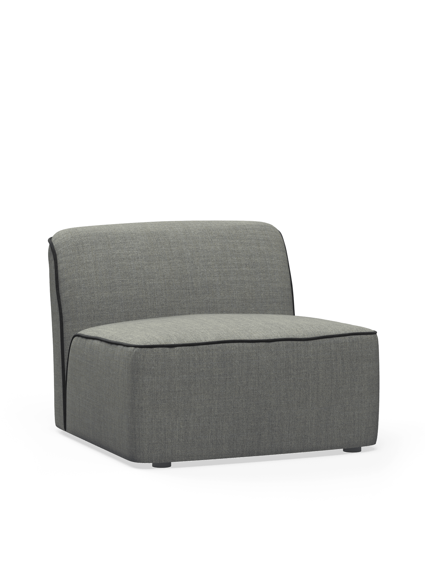 WOUD Flora middle module (90 cm) - Dark grey