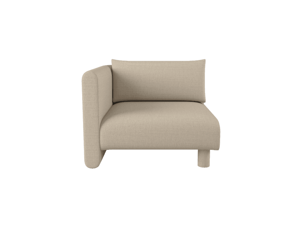 Ferm Living Dase Sofa Armrest Left - Hot Madison - Sand — фото 2