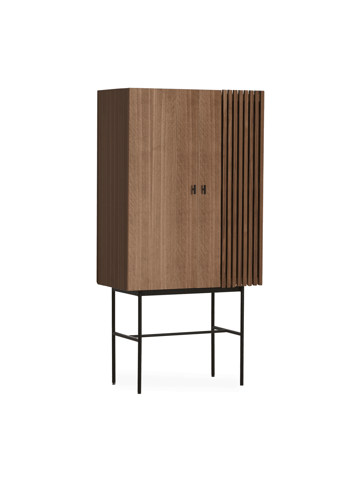 WOUD Array highboard (80 cm) - Walnut