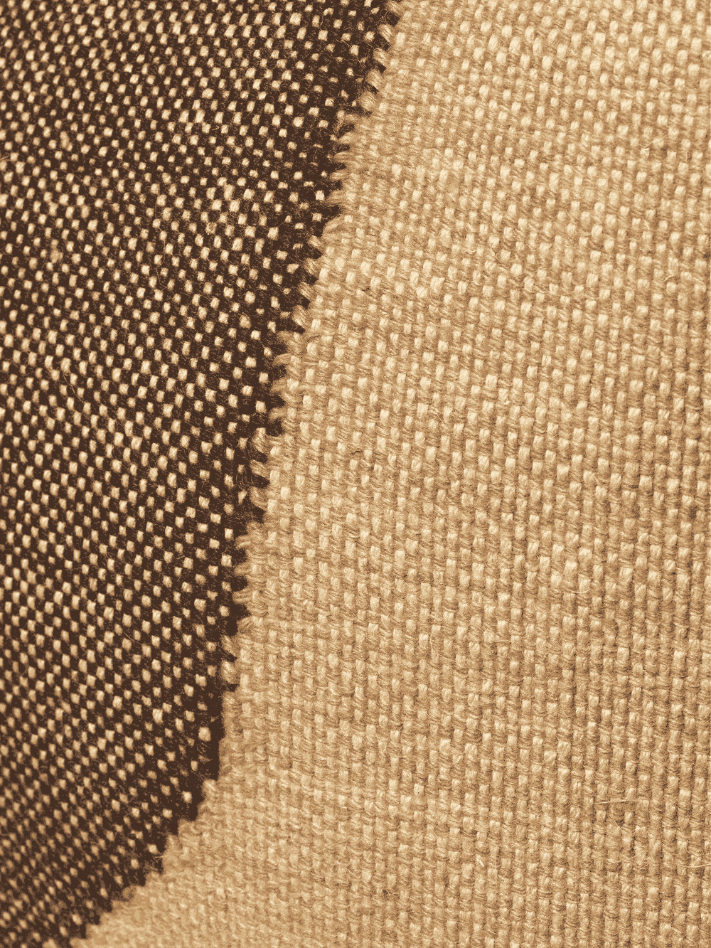 Ferm Living Forene Square Pouf - Tan/Chocolate — фото 4