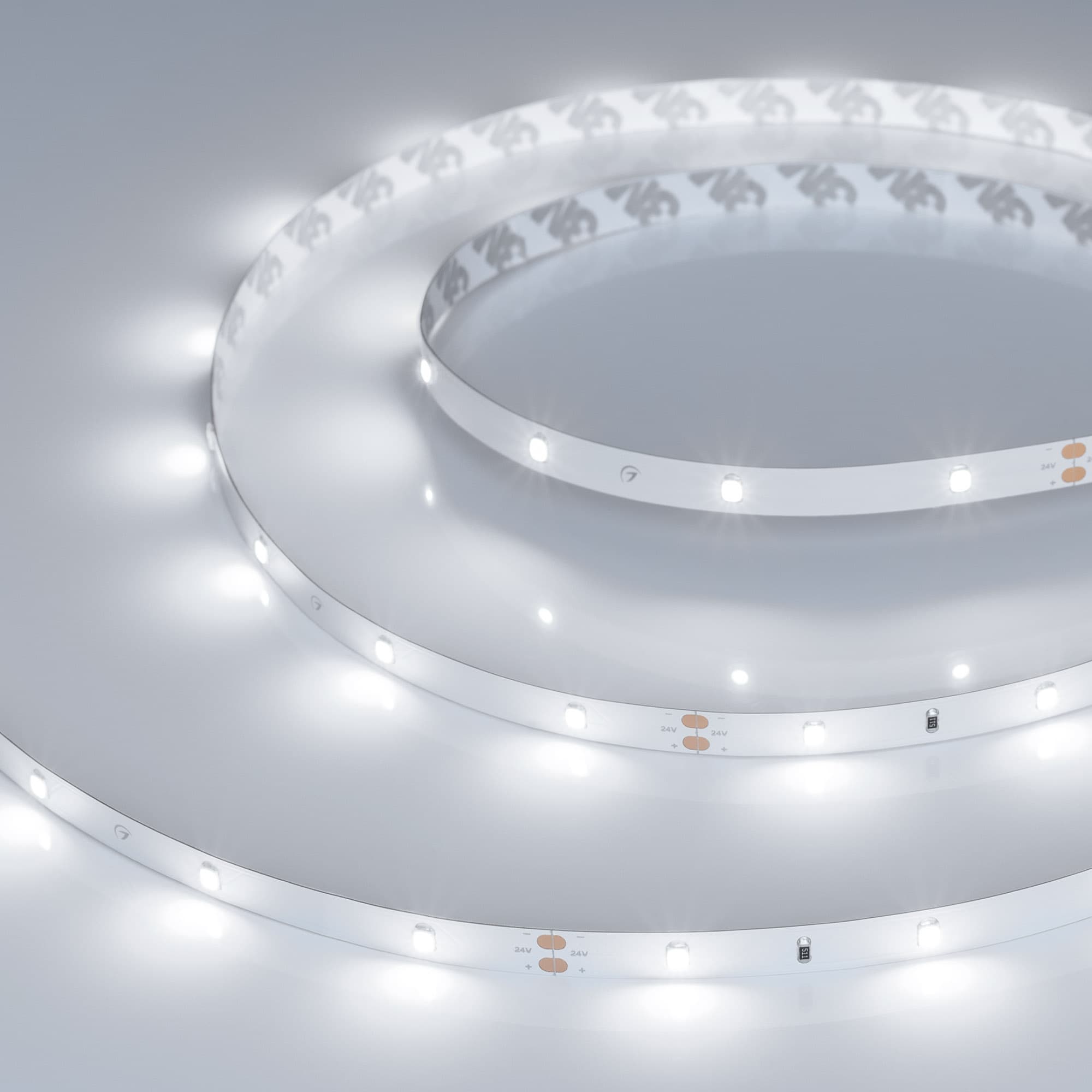 Светодиодная лента RT-A30-8mm 24V White6000 (2.9 W/m, IP20, 2835, 5m) (Arlight, Открытый) 019917(2) — фото 3