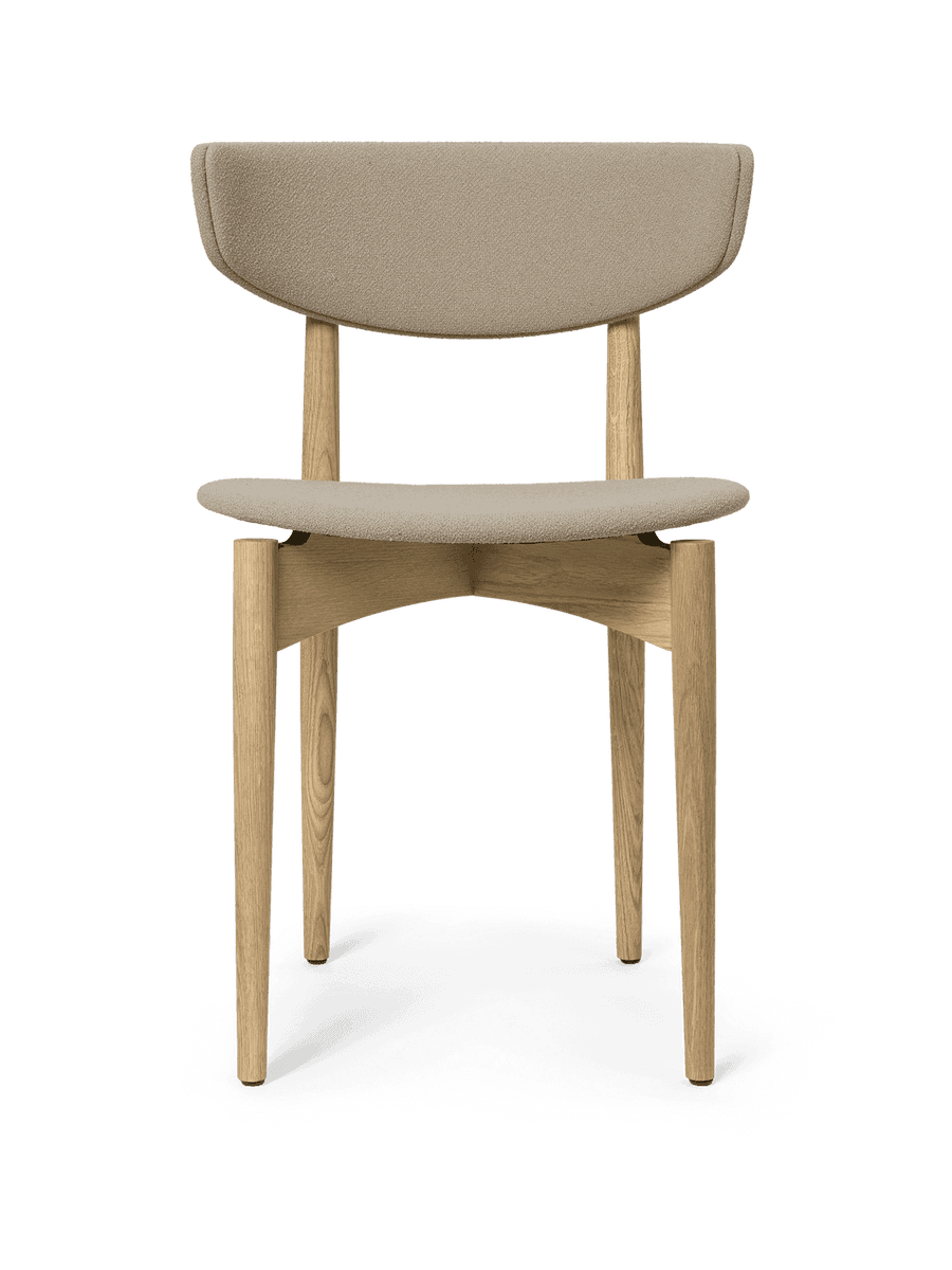 Ferm Living Herman Dining Chair - Upholstered - Grain - Natural Oak/Cashmere
