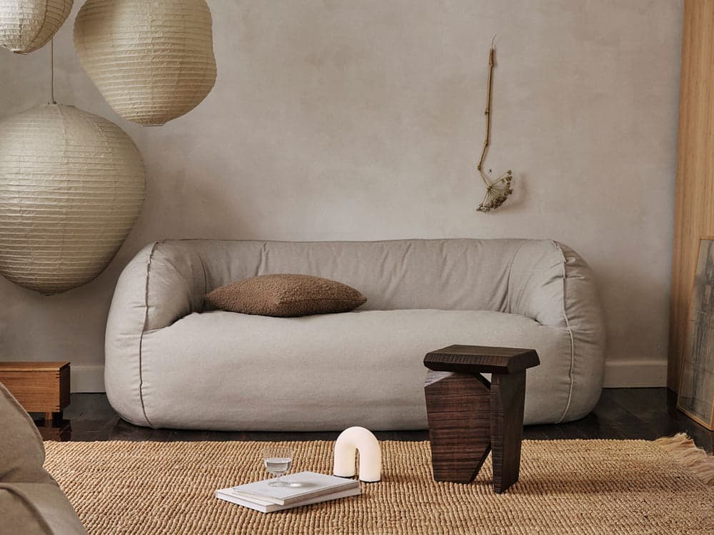 Ferm Living Nesten 2-seater Sofa - Re-Cotton - Natural — фото 3