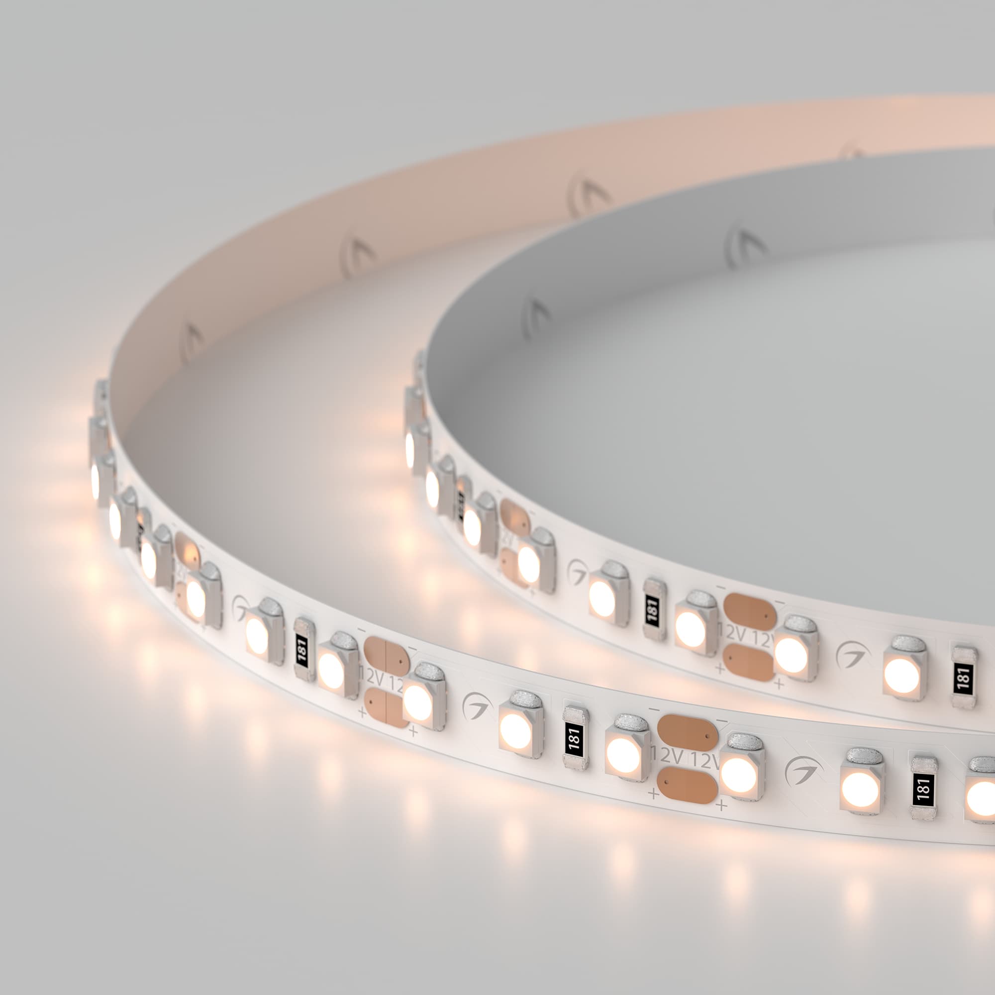 Светодиодная лента RT 2-5000 12V Warm2400 2x (3528, 600 LED, LUX) (Arlight, 9.6 Вт/м, IP20) 018091(B) — фото 6