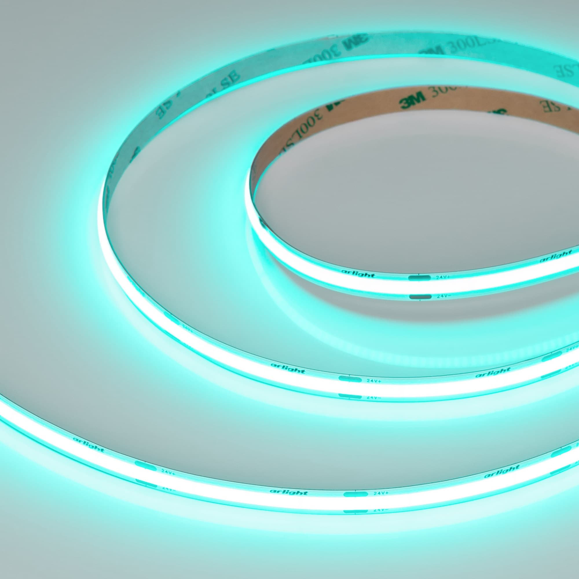 Светодиодная лента COB-X480-8mm 24V Emerald (8 W/m, IP20, 5m) (Arlight, -) 047742