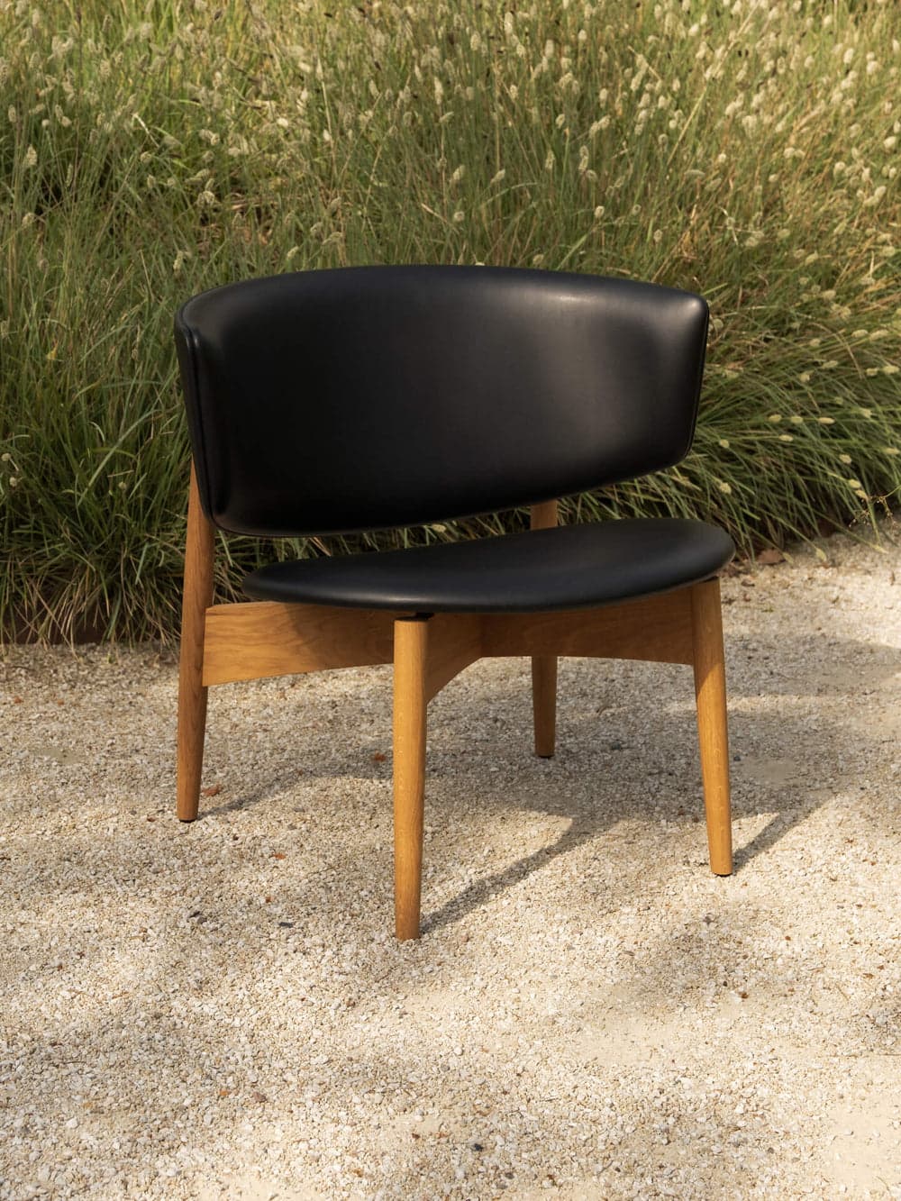 Ferm Living Herman Lounge Chair - Wood - Vegea - Natural Oak/Black — фото 3