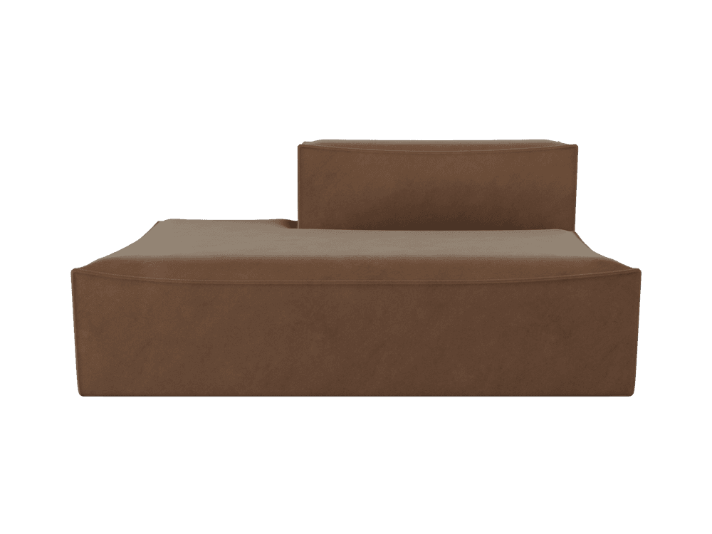 Ferm Living Catena Sofa Open End Left L300 - Rich Velvet - Soft Brown — фото 3