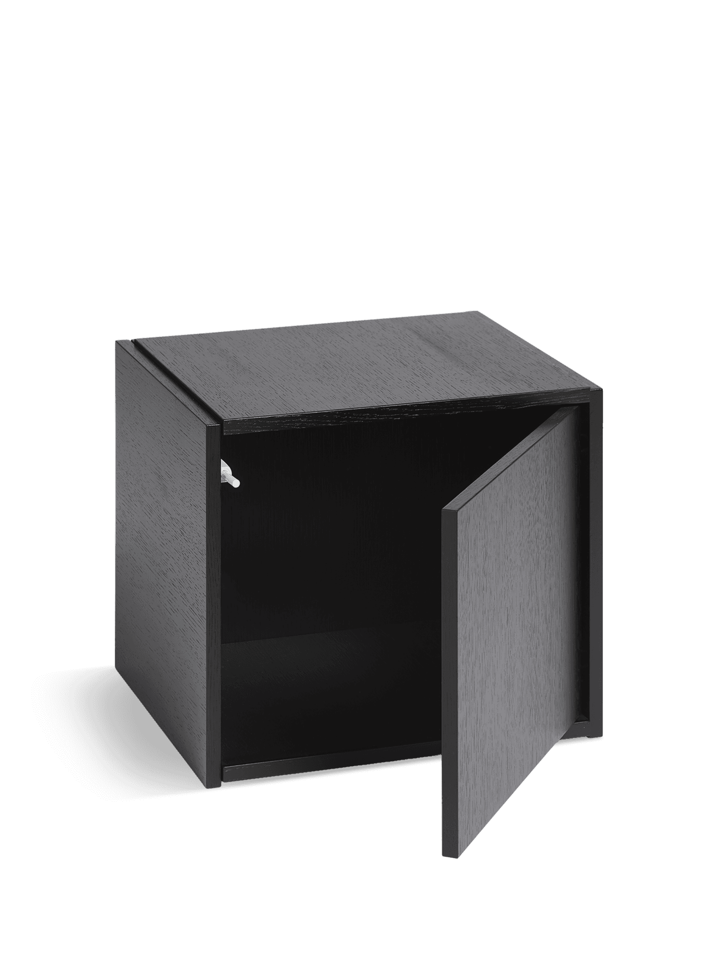 WOUD Bricks cube (door right) - Black