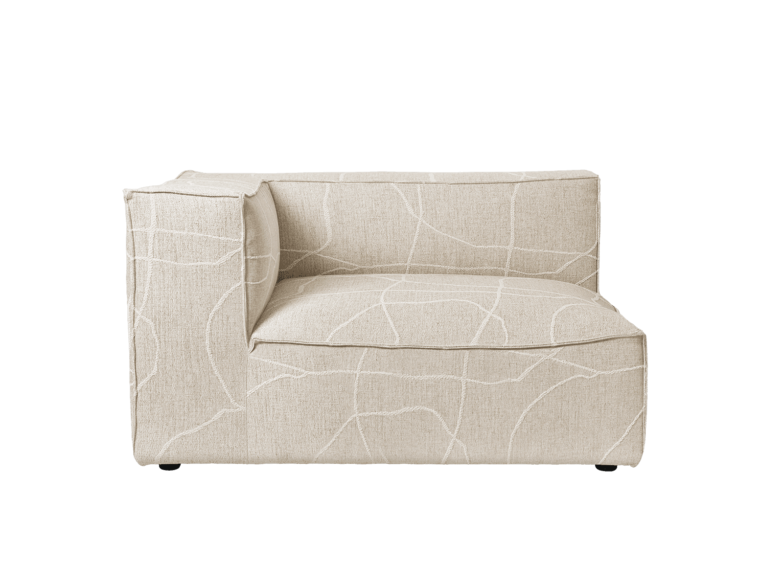 Ferm Living Catena Sofa Armrest Left L400 - Can Lis - Sand/Off-White