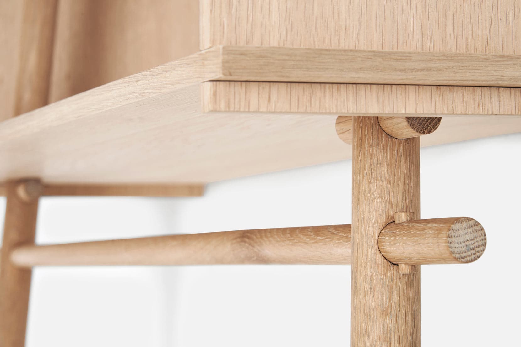 WOUD Töjbox wardrobe (Large) - White pigmented oak — фото 4