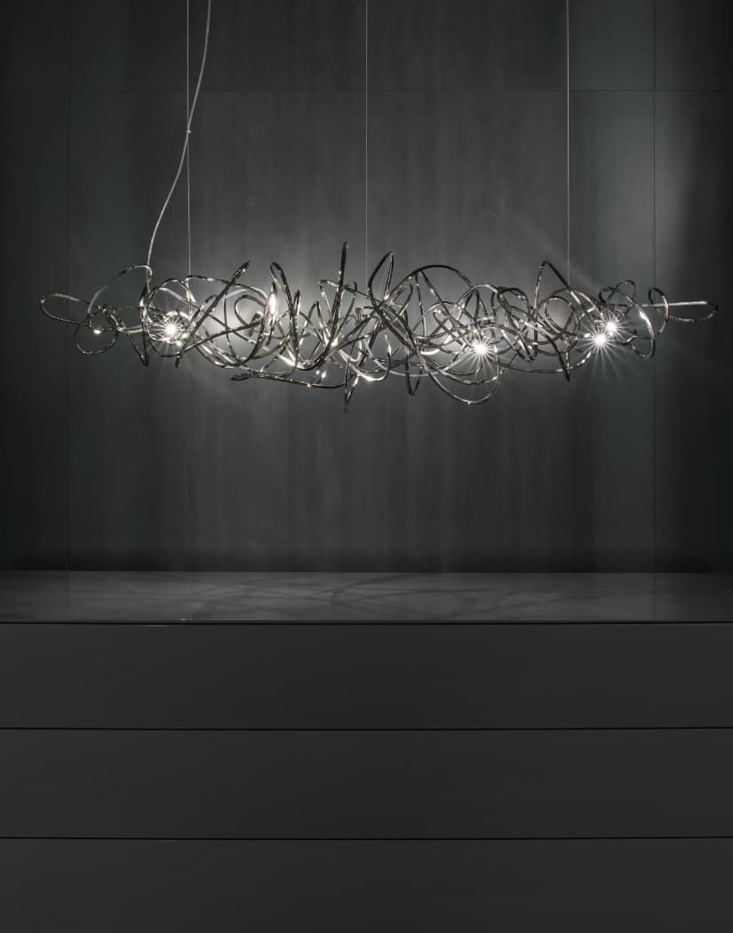 Terzani Doodle linear chandelier