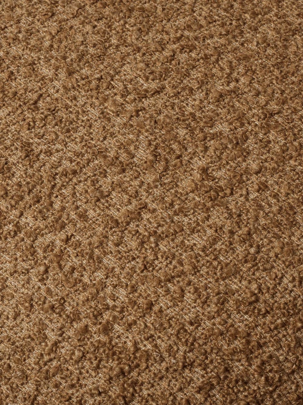 Ferm Living Orbo Lounge Chair - Swivel - Raw Bouclé - Tan — фото 4