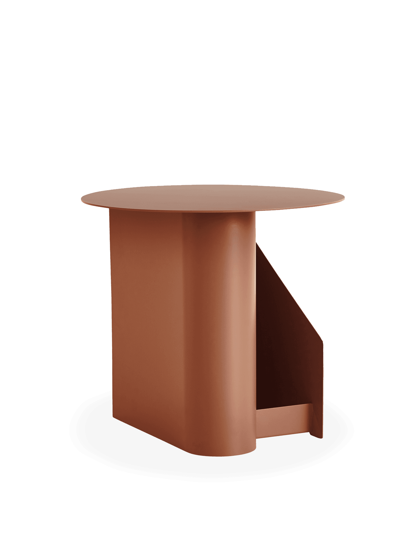 WOUD Sentrum side table - Burnt orange
