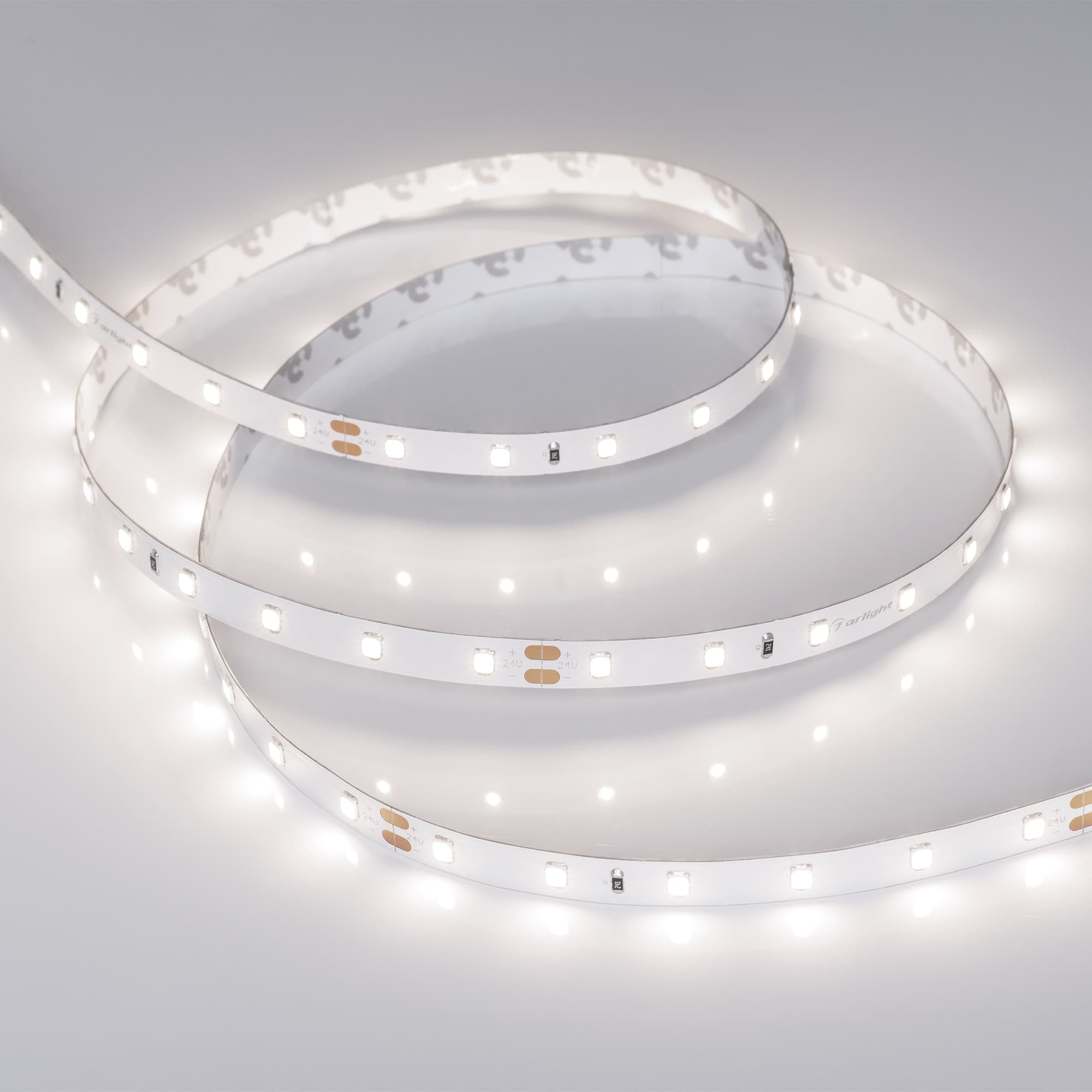 Светодиодная лента RT-A60-8mm 24V Day4000 CRI98 (7.2 W/m, IP20, 2835, 5m) (Arlight, Открытый) 021408(2) — фото 4