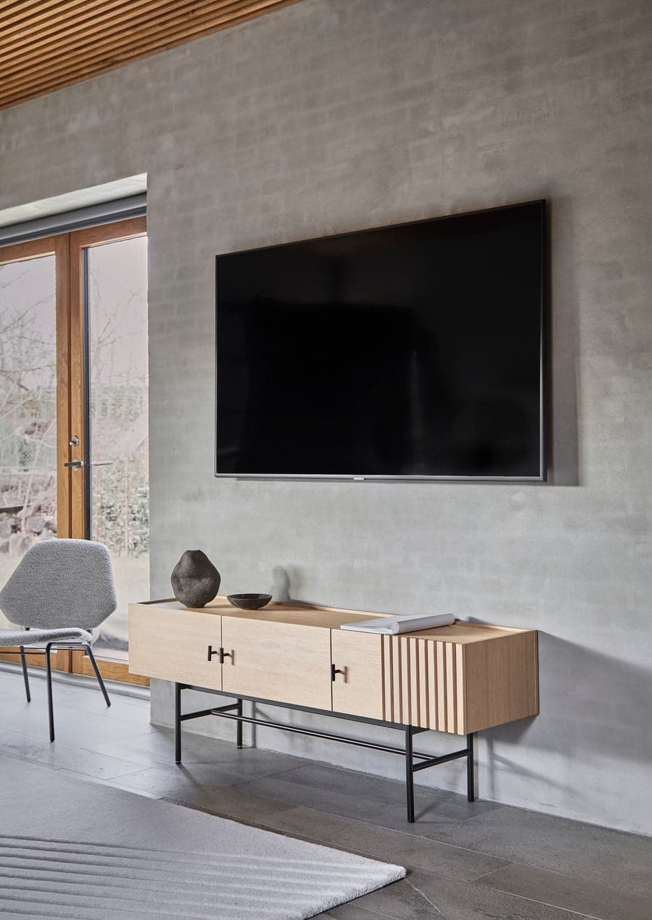 WOUD Array low sideboard (150 cm) - White pigmented oak — фото 3