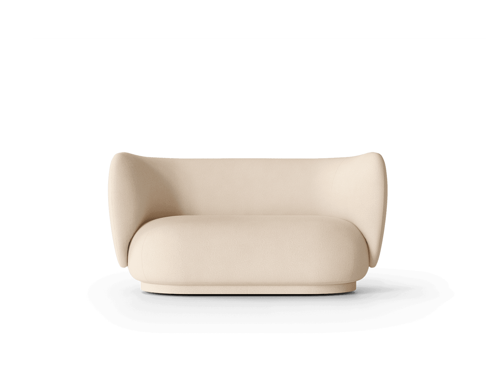 Ferm Living Rico Sofa 2-seater - Brushed - Off-white