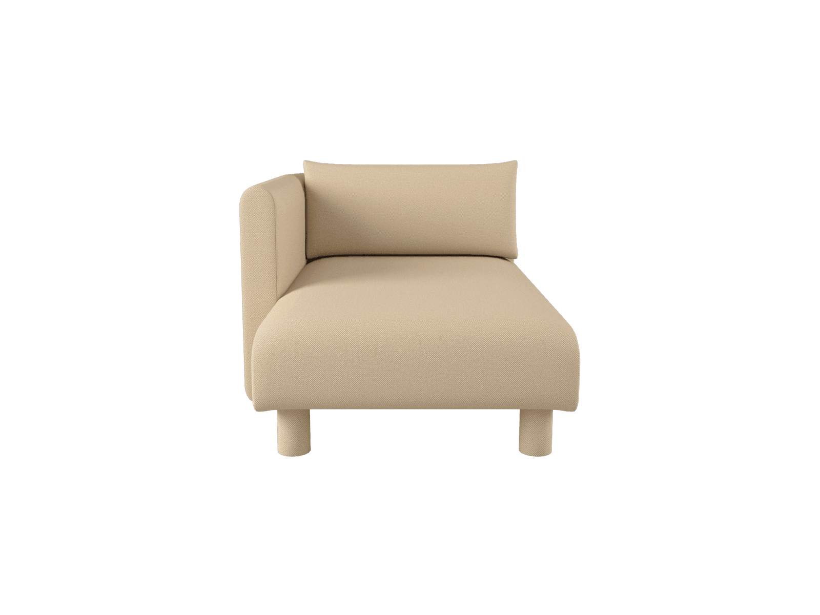 Ferm Living Dase Sofa Chaise Longue Left - Hallingdal - Beige