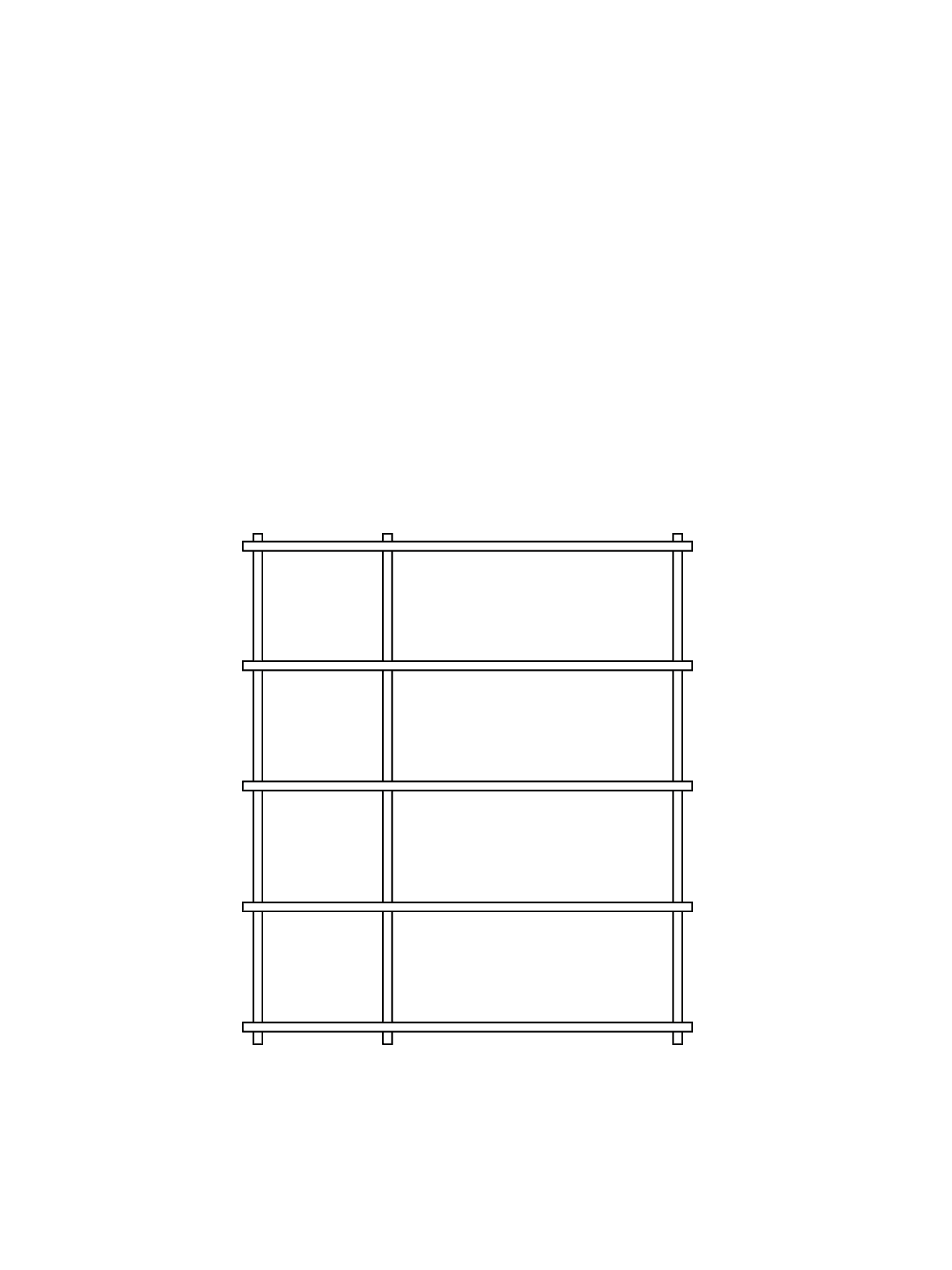 WOUD Elevate shelving - system 9