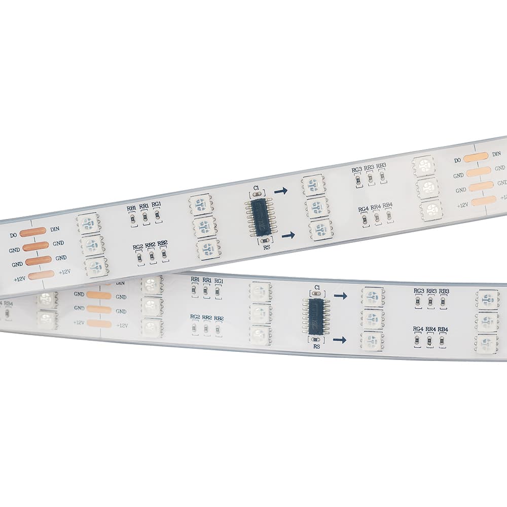 Светодиодная лента SPI-5000P 12V RGB (5060, 480 LED x3,1812) (Arlight, Закрытый, IP66) 024150