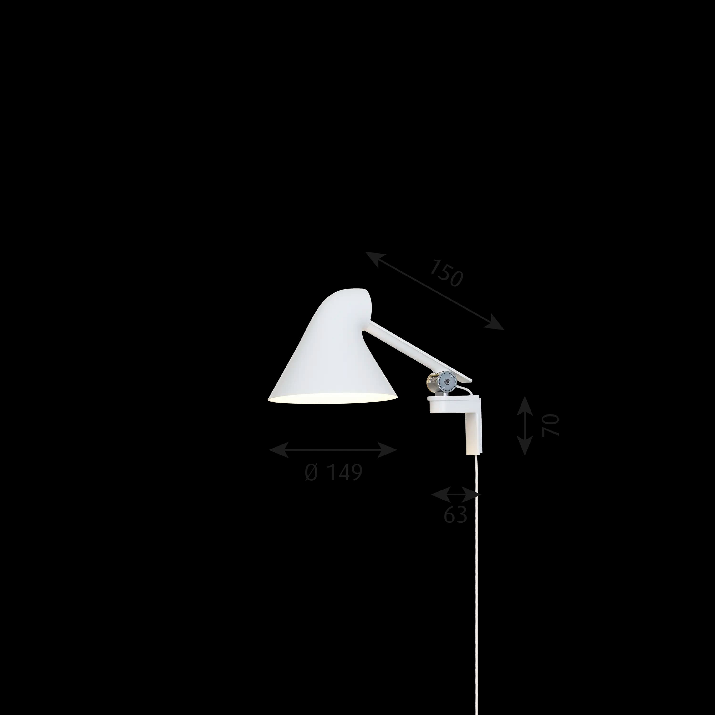 Louis Poulsen NJP Wall Lamp White — фото 7
