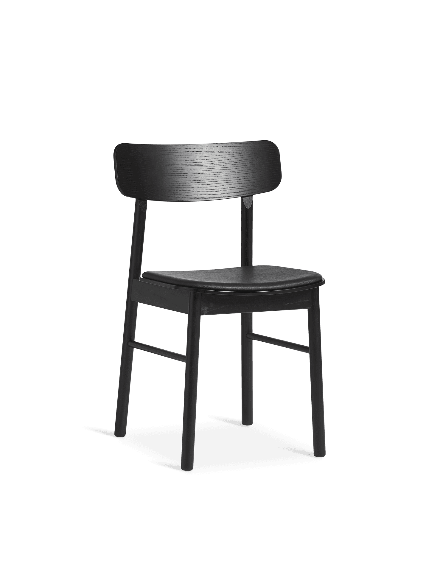 WOUD Soma dining chair - Black W/Leather
