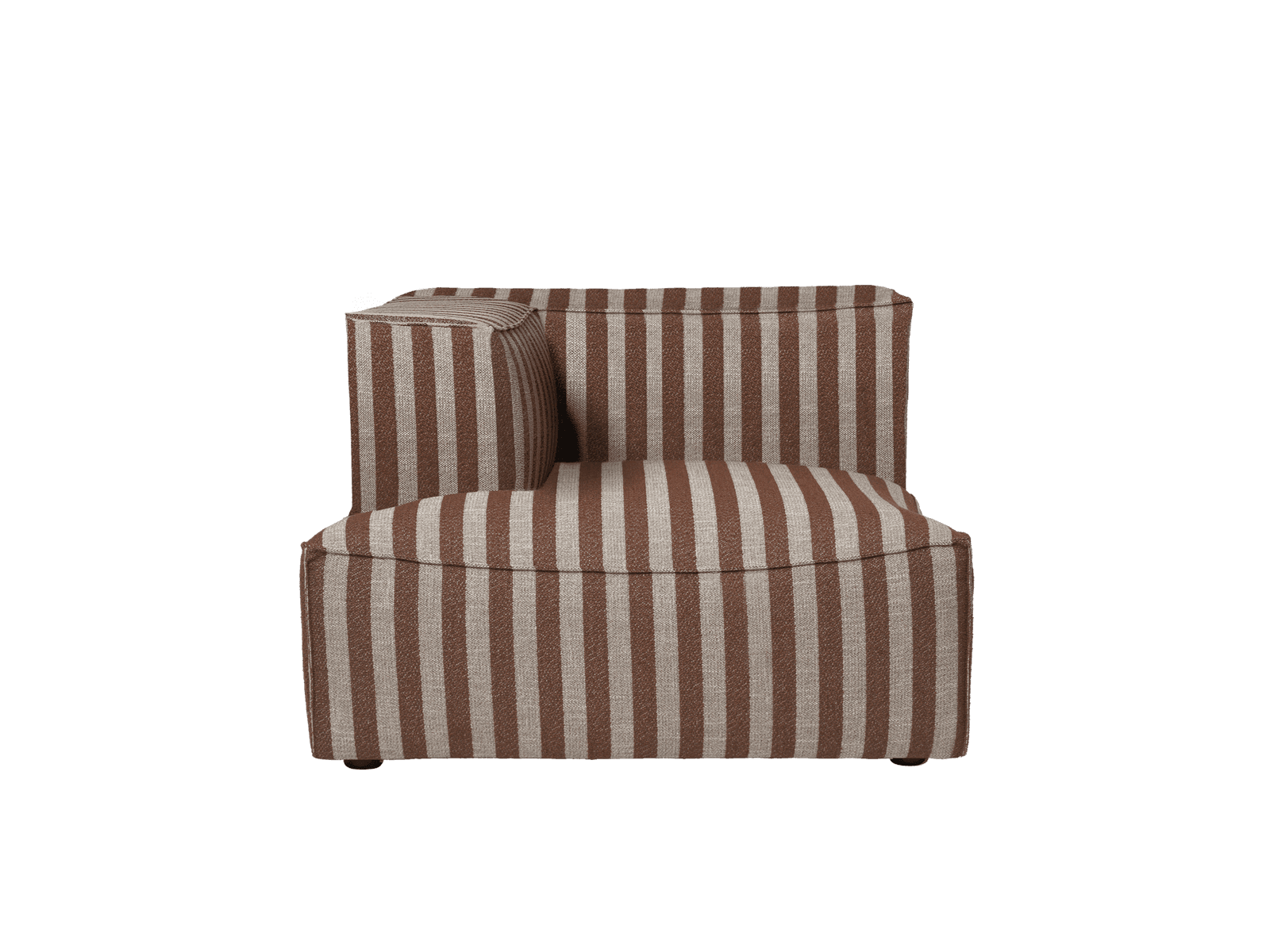 Ferm Living Catena Sofa Chaise Longue Left L600 - Louisiana - Sand/Chocolate