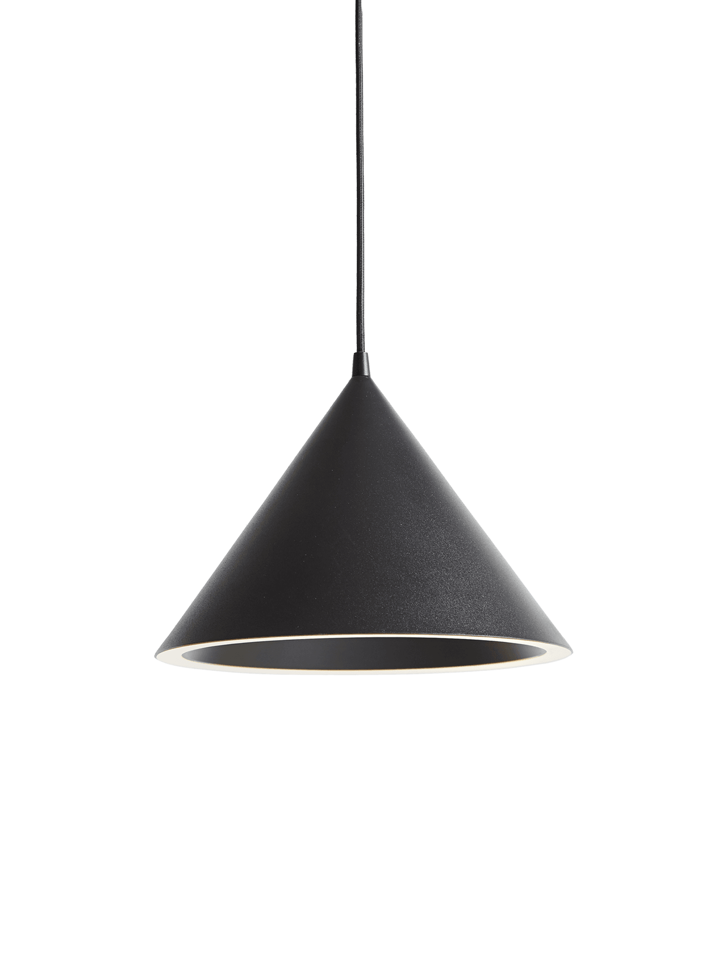 WOUD Annular pendant (Large) - Black