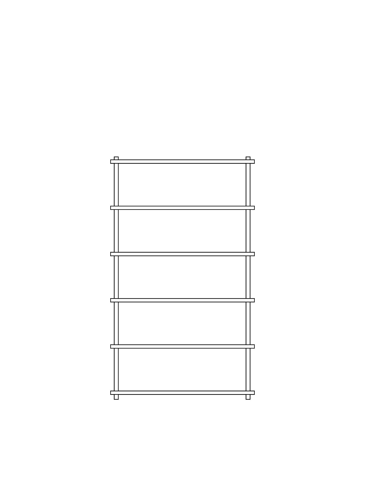 WOUD Elevate shelving - system 5