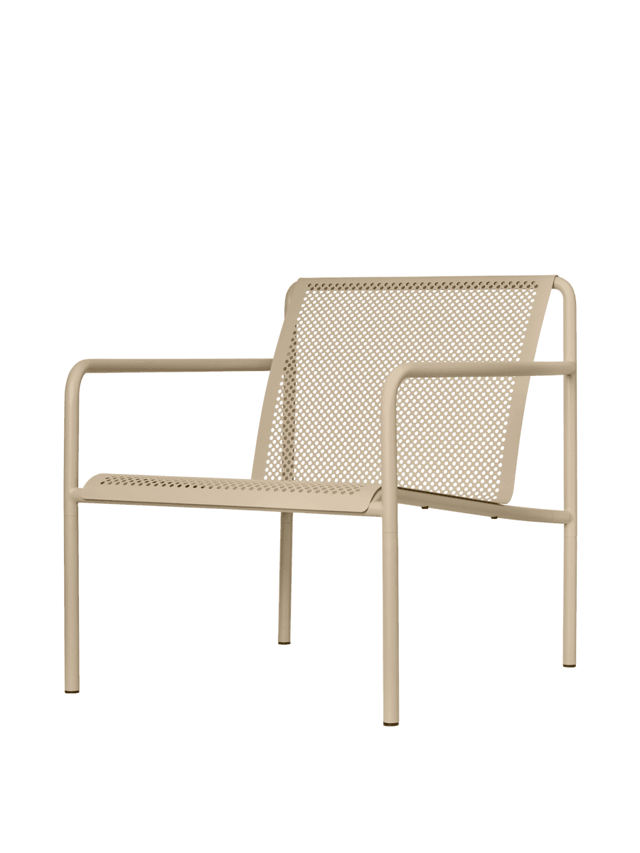 Ferm Living Dapple Lounge Chair with Arms - Cashmere