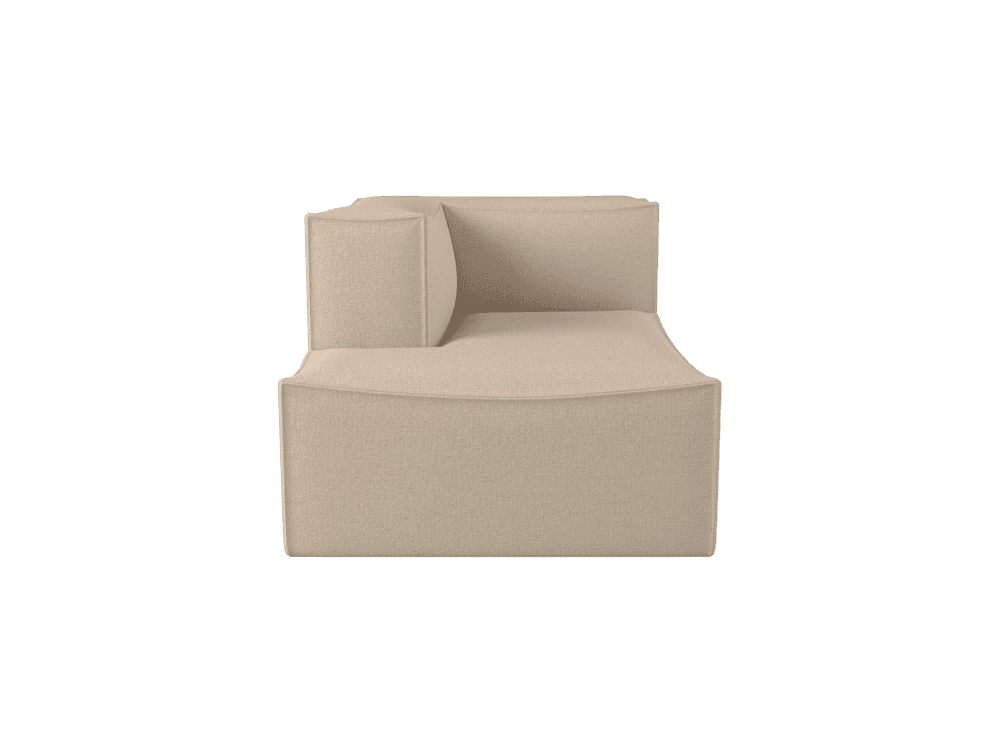 Ferm Living Catena Sofa Chaise Longue Left S600 - Rich Linen - Natural — фото 2