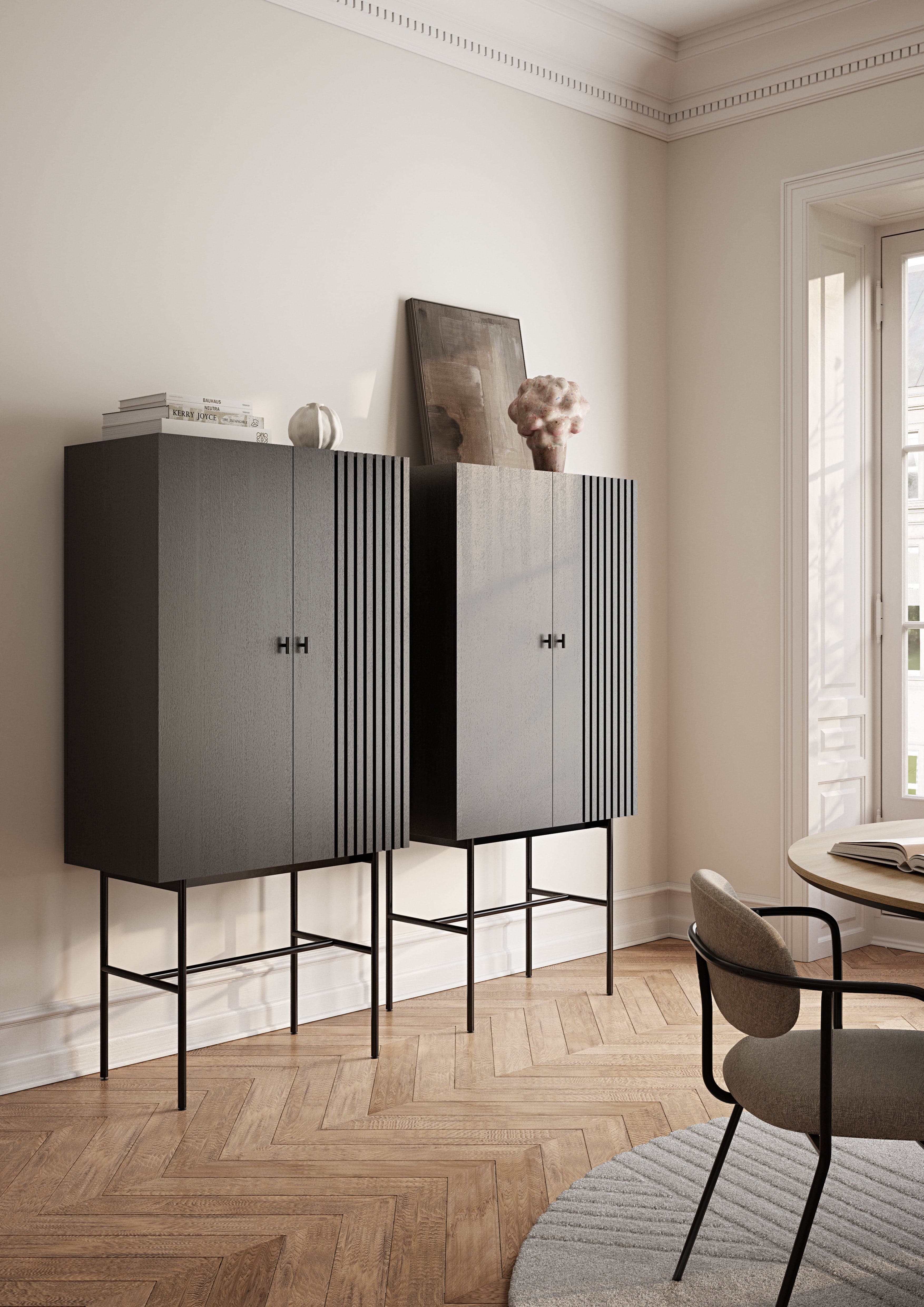 WOUD Array highboard (80 cm) - Black — фото 3