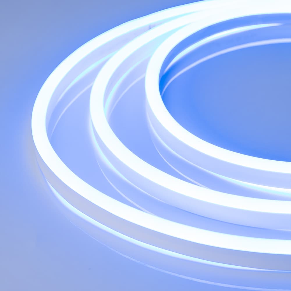 Гибкий неон ARL-NEON-1608BH-SIDE 24V Blue (Arlight, 6 Вт/м, IP65) 030877