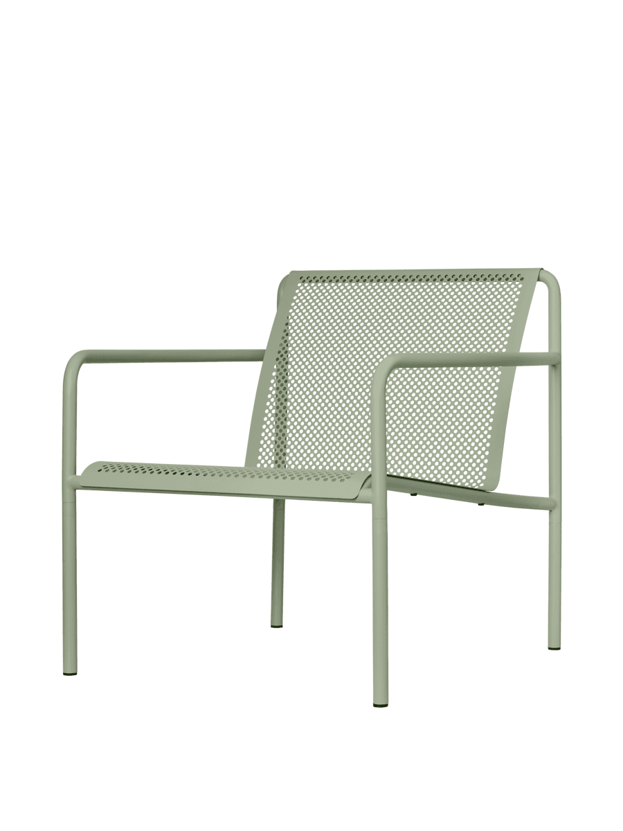 Ferm Living Dapple Lounge Chair with Arms - Tea Green