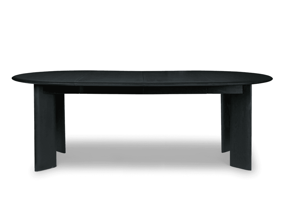 Ferm Living Bevel Table - Extendable x 2 - Black Oiled Beech — фото 4