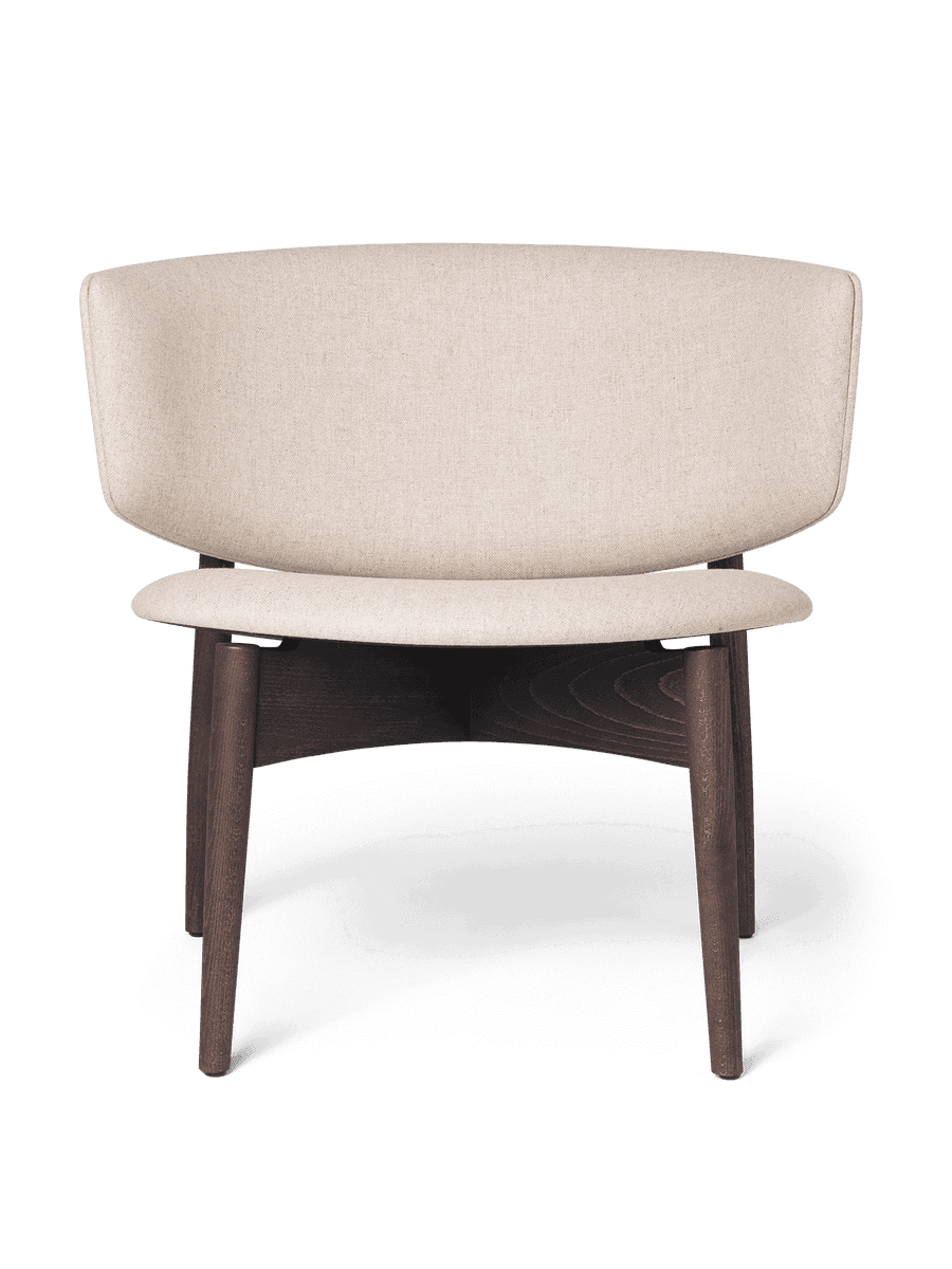 Ferm Living Herman Lounge Chair - Wood - Main Line Flax - Dark Stained Beech/Sand