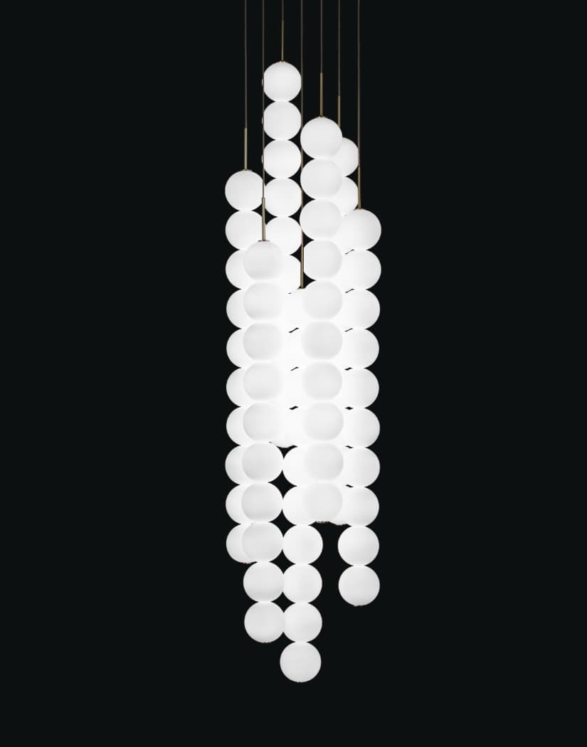 Terzani Abacus 7 round multi light pendant