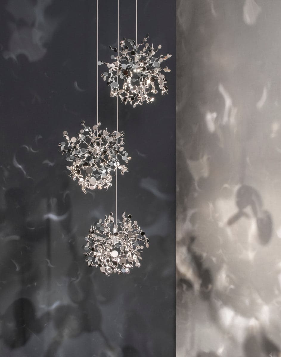 Terzani Argent, mon bijou 3 light pendant