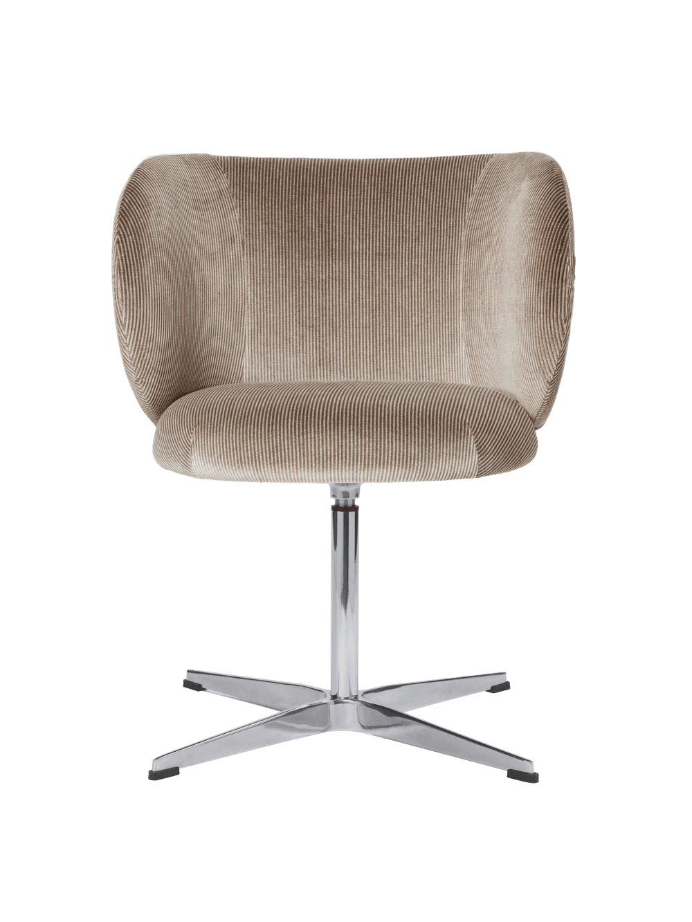 Ferm Living Rico Dining Chair - Swivel - Devoré Velvet - Flint Grey — фото 2