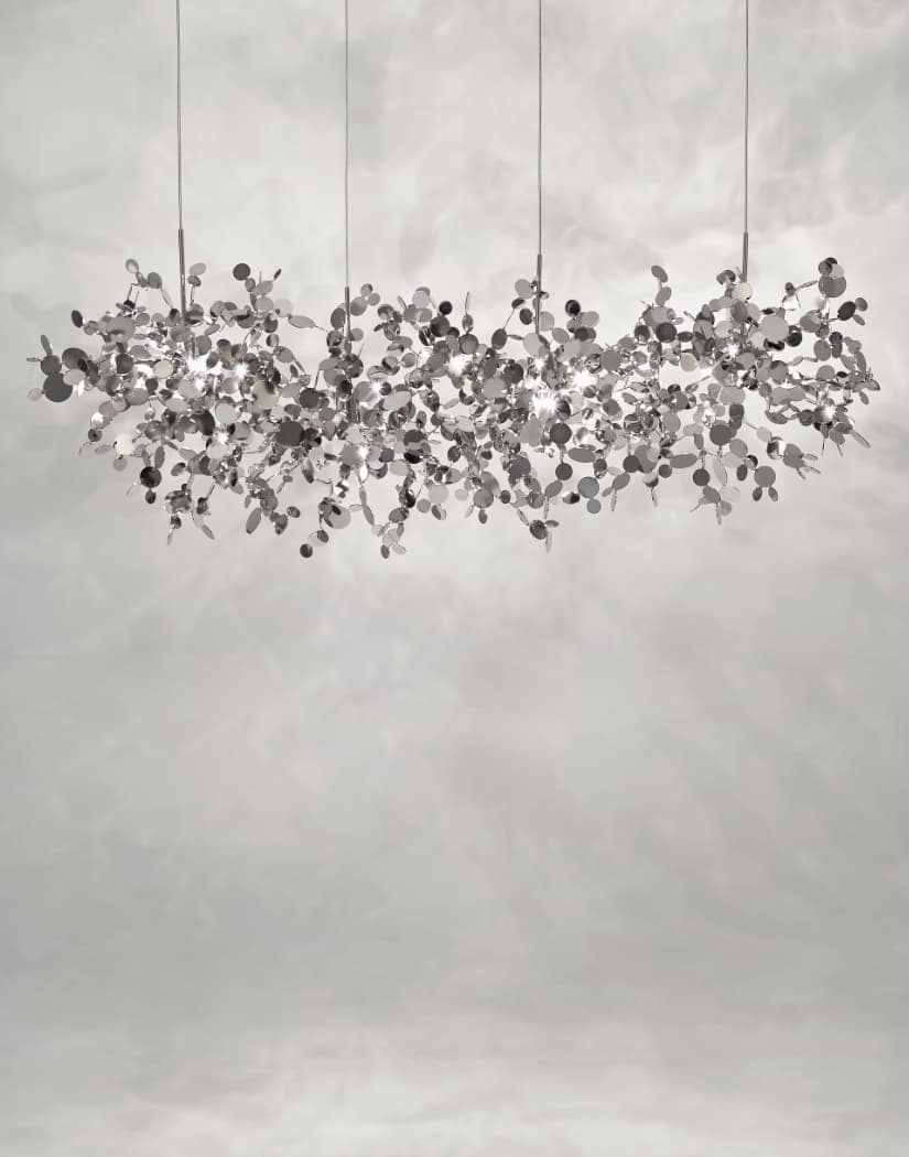 Terzani Argent 4 linear multi light pendant